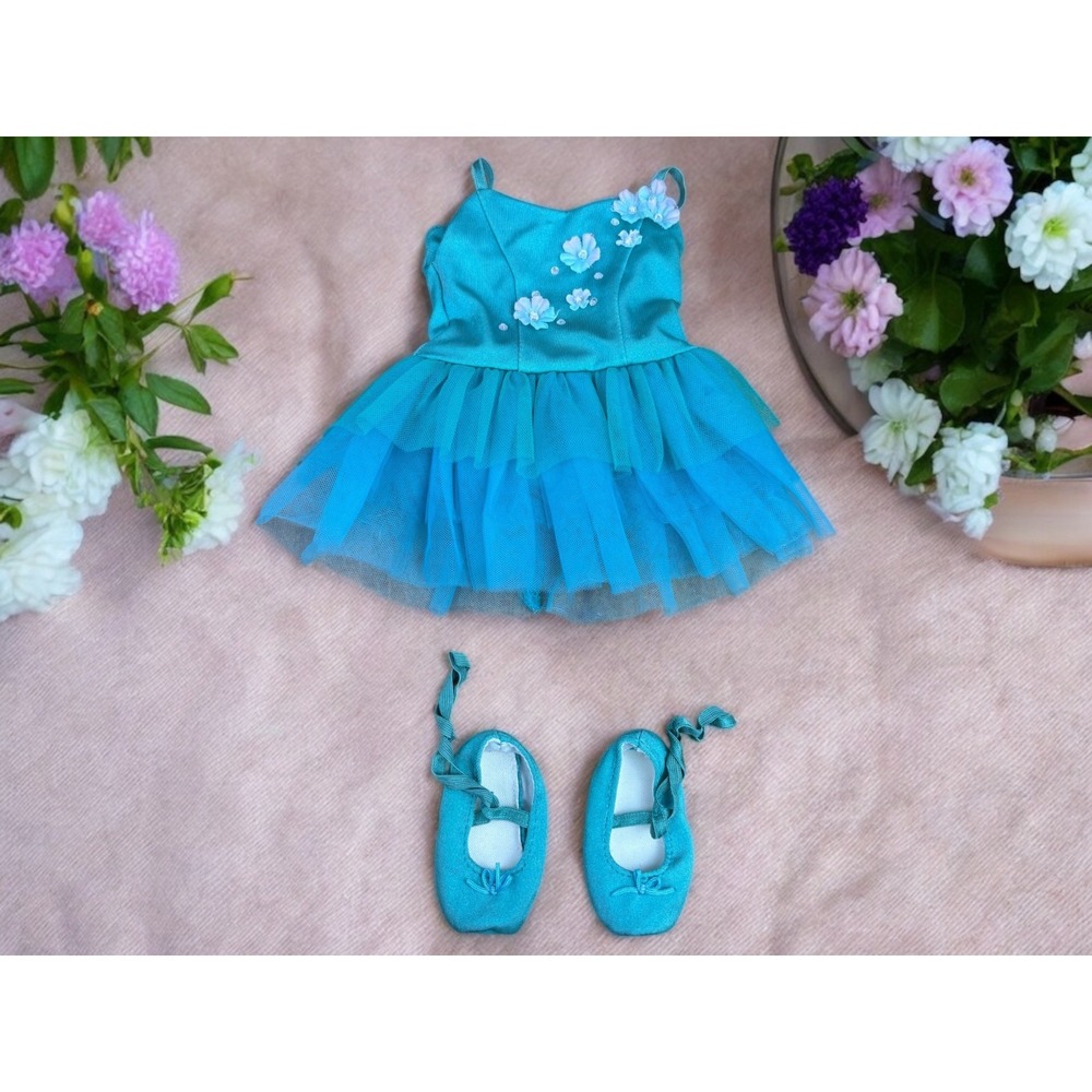 AMERICAN GIRL Doll Ombré Ballet Released Retired 2019 Dress And Shoes